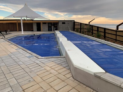 Custom made shaped thermal pool covers